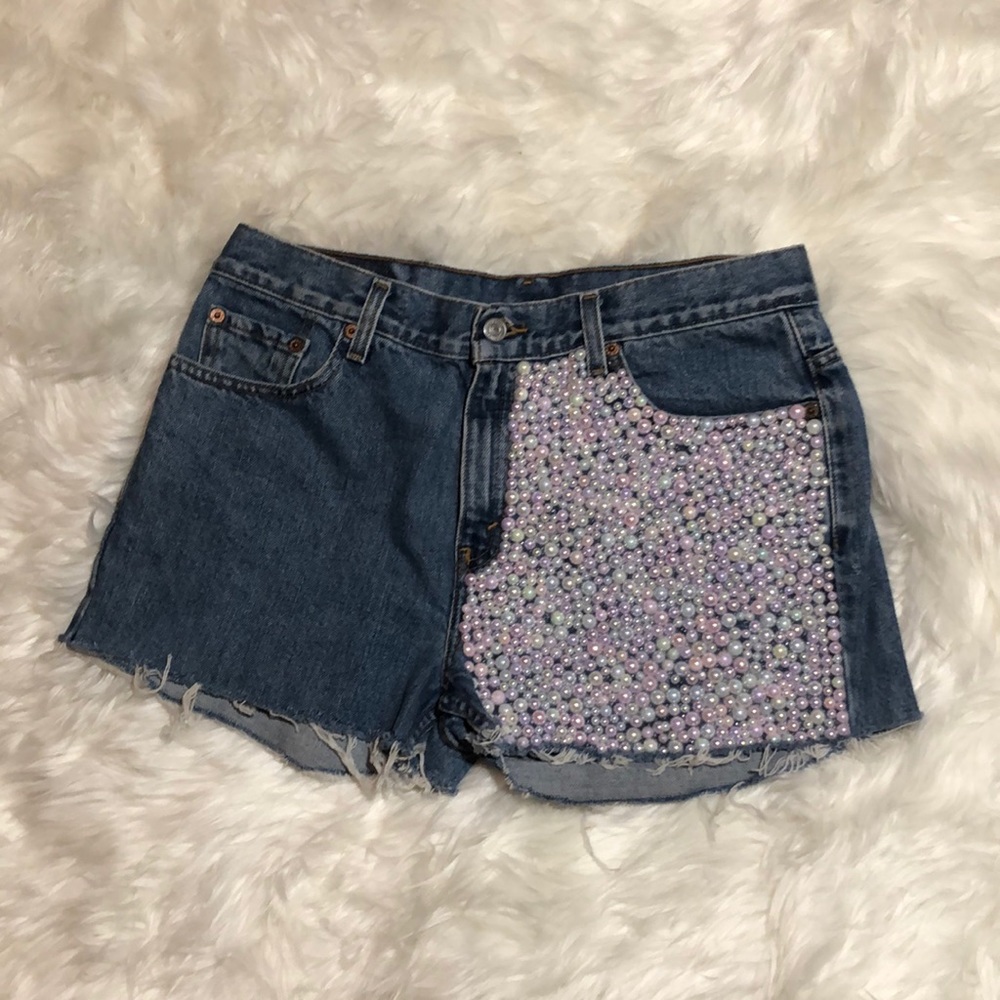 Levi shorts (pearl pattern)